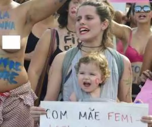Photos: Hundreds Of Women Strip Off To Protest Against Sexual Violence In Brazil